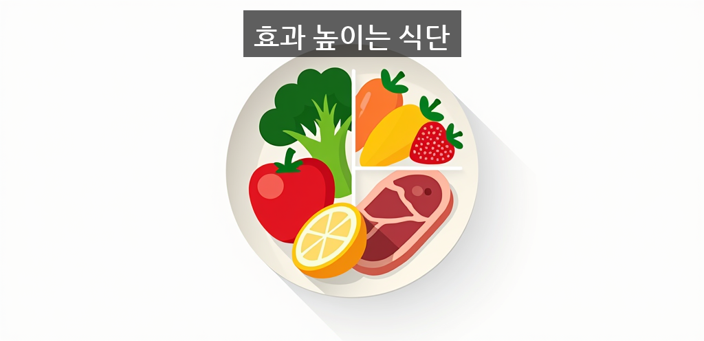 GLP-1 식단 건강한 음식 인포그래픽